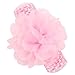 Bellazaara BELLAZAARA Baby Girl Chiffon Flower With Elastic crochet headband Light Pink Head Band (Pink) RS.185.00