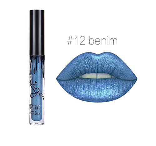 Demarcation Lip Gloss Beauty Waterproof Liquid Lipstick Lip Gloss Durable Long Lasting Matte 16PCS Kombination - 5
