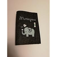 Mutterpasshülle, Mutterpass Elefant mint