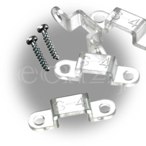 Preisvergleich Produktbild 10er Set Befestigung für Mini-Flex 5x8mm LED Lichtschlauch