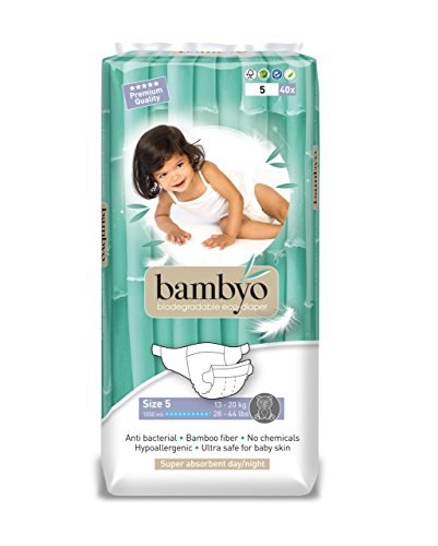Preisvergleich Produktbild Bambyo - Biowindeln Bamboo (Größe 5 - Vorteil Verpackung)