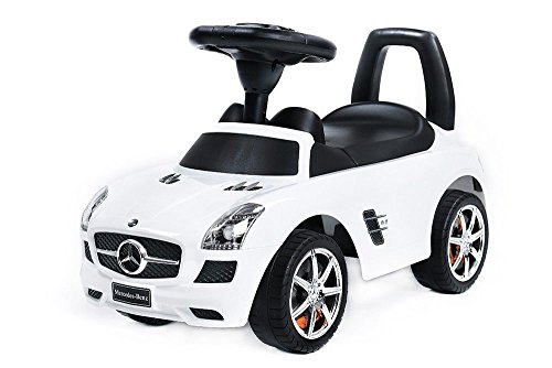 Preisvergleich Produktbild Moleo Mercedes SLS AMG Kinderauto Rutschauto Rutscher Kinderfahrzeug Weiß