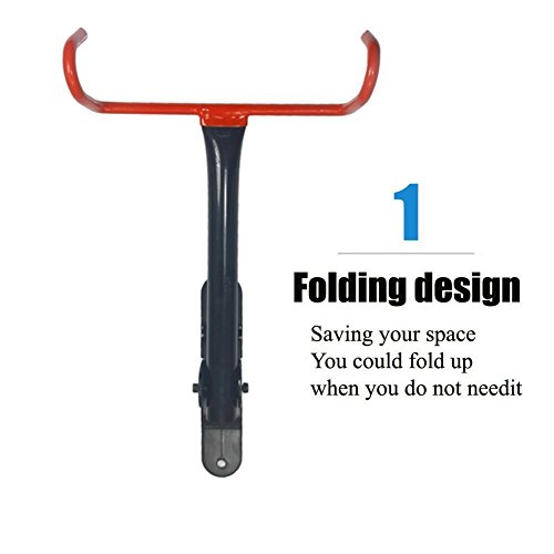 Generic Wand Fahrrad Lagerung Rack Mount Aufhänger Haken Halter mit Schrauben - 6