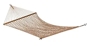Hangit 13FT Large Dyed Polyester Rope Hammock with net