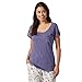 Mantaray Womens Blue Chest Pocket Pyjama T-Shirt 18