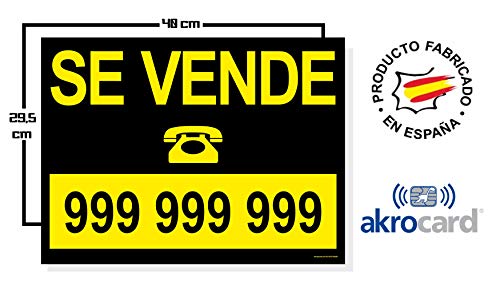 CARTEL PVC - PERSONALIZABLE - ideal para inmobliarias (SE VENDE)