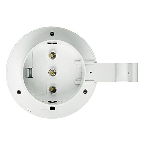 Kabellos Licht Solar LED Powered Lichtsteuerung Outdoor Zaun-Licht und Wandleuchte Weiß (4 Stück) - 5