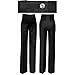Mija - Elegant classic formal smart tailored maternity trousers Over Bump 1011A (16 / L33", Anthracite Black)