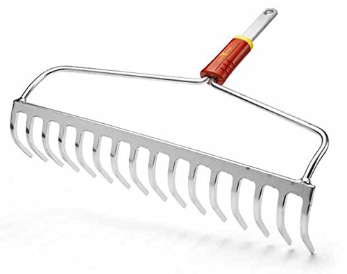 Outils Wolf Spain DOM40 Rastrillo de puente, Plateado y naranja