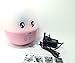 Novo(TM) 3 in 1 Lovely Pig Shape Baby and Children Star Rotating Projector Night Light With Speaker (Pink)