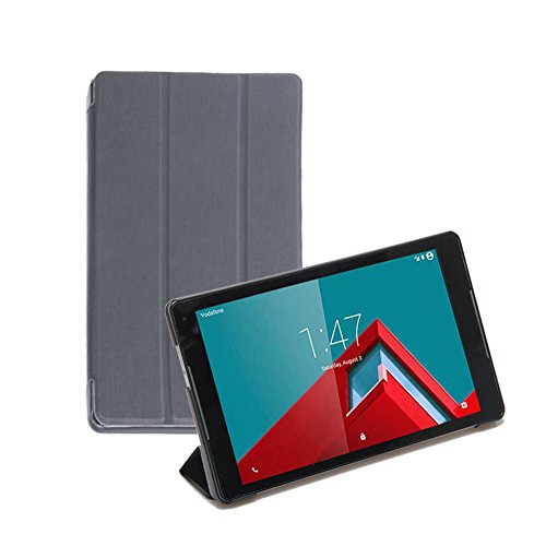 AVIDET Ultra Slim Vodafone Tab Prime 7 Hülle Case Superleicht Ständer Smart Shell Cover Schutzhülle Etui Tasche für Vodafone Tab Prime 7 Tablet-PC (Schwarz)