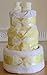 Beautiful 3 Tier Unisex Lemon Nappy Cake/Baby Shower Gift