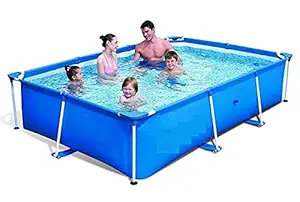 KREATIVE MARCHE Above Ground Portable Swimming Pool for Kids and Adults (8.49FT X 5.57FT X 2FT/2.59M X 1.70M X 61CM)