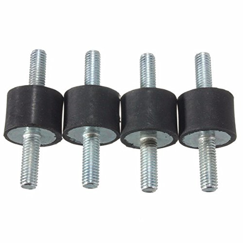 EsportsMJJ Ca. 20 Mm Ø X 15Mm Lang M6 Gummi Schwingungs Isolator Halterung Gummi Stoßdämpfer