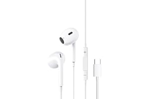 BONBELONG Ecouteurs USB Type C,Intra Auriculaires avec Micro (Hi-Res) et contrôle du Volume pour 5/4/3/2 et Autres périphériques d'interface de Type C