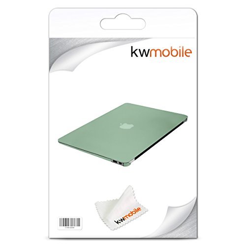 kwmobile Hardcase Laptop Hülle für Apple MacBook Air 11″ – Grün dünne gummierte Schutzhülle Cover Case Tasche - 7