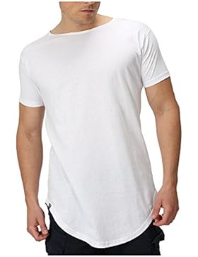 APE7® - LongShirt - Herren T-Shirt Stylish & Cool Oversize Long Tee Regular / Loose Fit, 3 Farben in S - XL