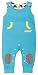 loud + proud Unisex Baby Footies -  Blue - 9-12 Months