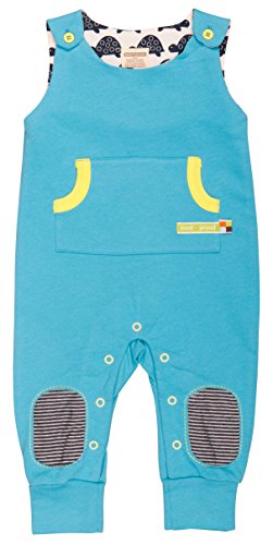 loud + proud Unisex Baby Footies -  Blue - 9-12 Months