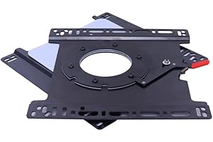 BKICKI Base per sedile lato passeggero per camper, rotazione a 360°, resistente, antiruggine, piastra di montaggio girevole adatta per VW Multivan T5 T6