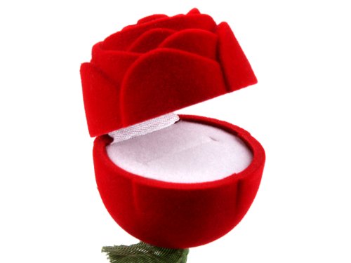 BUSDUGA – Rose 270mm , als Ringdose – perfekt für ihren Antrag - 3