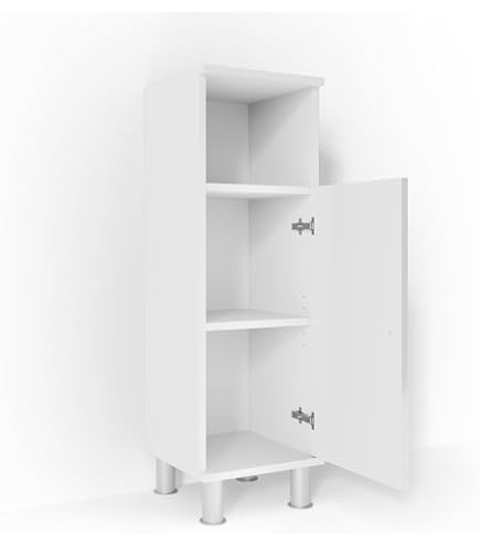 Base Anta 13Casa Adrià A11 - 40x60x85 Cm, Bianco, Melamina - Foto 10