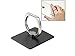 Price comparison product image Finger Grip Ring, Fone-Stuff® - Rotating Metal Holder Stand with Car Mount for All Mobile Phones, iPhones and Tablets and iPads in Black