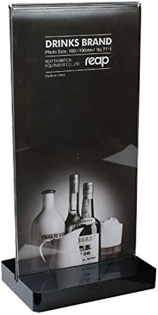 Umei Pack of 2 units Counter Acrylic Sign Displays Stands (W100xh190mm)
