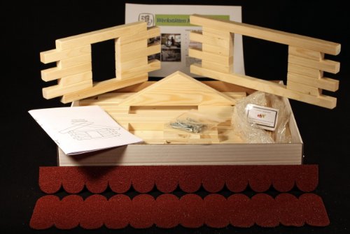 Vogelhaus Bausatz (Groß) – Rot “ 23.211 „ - 2