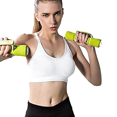 Minetom Femme Sexy Soutien-gorge Sport Brassiere Lingerie Jogging Fitness Running Yoga Top Blanc FR 38