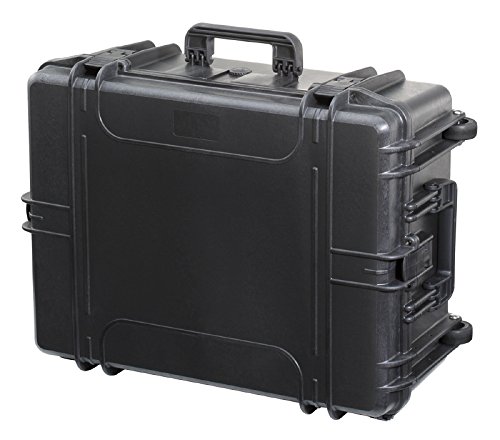 Max MAX620H250STR IP67 resistente al agua resistente estanca equipo fotografía con rígida de transporte tirador plástico funda Transit/escoger y Pluck espuma/vuelo caso caja de herramientas
