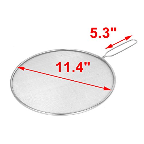 sourcingmap® Küche feines Drahtgeflecht Sieb Mehlsieb Sieb Öl Sieb 29cm Dia - 2