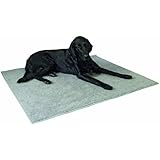 Kerbl Thermoteppich, 125 x 80 cm Anti-Rutsch, grau