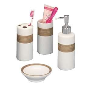 Zeller 18260 Bad Access Set 4 teilig Keramik  beige  