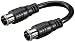 Produktbild Durchschleifkabel Sat (Loop Kabel Sat, 17 cm, Quick F-Stecker auf Quick F-Stecker) schwarz
