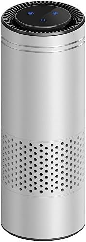 Gesture Control HEPA Air Purifier for Allergy Sufferers,No Ozone,Remove Smoking Dust Pollen and Bad Odors,Air Cleaner Freshener Perfect for Car Office Desktop and Bedroom Air Purifier(Silver)