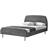 Modernes & elegantes Polsterbett in Lederoptik