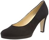 Elegante Sohle Gabor Shoes Damen Fashion Pumps, Schwarz (Natur 37), 38 EU