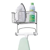 MONTAJE FÁCIL: El estante para tabla de planchar puede fijarse sin esfuerzo en la pared gracias a los accesorios de montaje incluidos, y así enseguida queda listo para utilizarse.