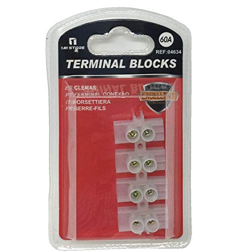 Regleta de Clema Eléctrica 60 A x 4 pcs