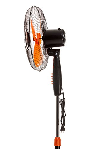 2 STÜCK Standventilator 40 Watt Ventilator Klima Lüfter Klimagerät Windmaschine NEU - 3