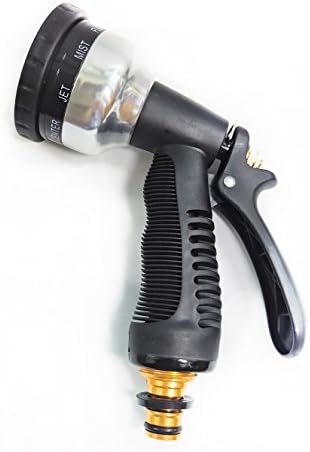 Topperone Garden Hose Nozzle Hose Spray Sprayer Nozzle Heavy Garden Heavy Duty Hose High Pressure Adjustable Spray Adjustable Spray Multi Spray Different with Triggers Heavy Duty Metal Adjustable 8 Different with Trigger