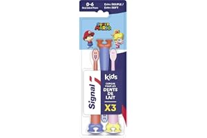 Signal Mario Kids tandborste 0-6 år extra mjuk x3