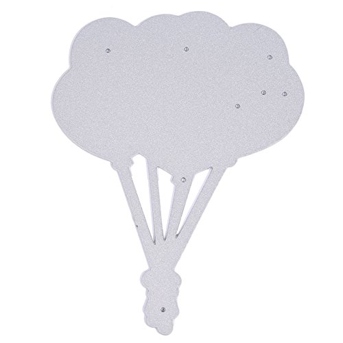 LianLe Stanzschablonen Metall Schneiden Schablonen für DIY Scrapbooking Album Papier Karten Sammelalbum Dekor (Lieber Luftballon 65 * 87mm) - 2