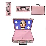 ✔ Caja cosmética versátil: la caja de tren de maquillaje funcional no solo puede almacenar sus cosméticos, sino que también puede usarla como bolsa de aseo, bolsa de viaje, bolsa de aceites esenciales, bolsa de accesorios electrónicos, etc.