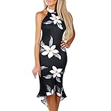 ❤✿Season: Summer, Autumn, Spring, Winter ✿Gender: Women ✿Occasion: Casual, Party, Beach ✿Style: Casual, Sexy ✿Thickness: Standard ✿How to wash: Hand wash Cold, Hang or Line Dry ✿What you get:1 Women Dress