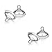 Pack of 2, 4, 6 Baby Bottle Teats Medium Flow Teats Tommee Tippee (3m+) ! (Pack of 4 (2x2))
