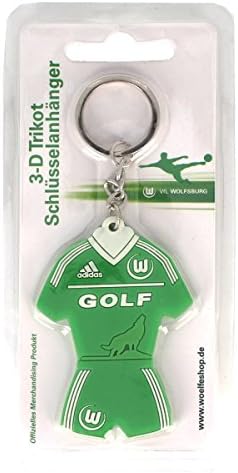 VfL Wolfsburg 3-D Shirt Key Ring Green Wolf