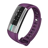 Qiyun Intelligente Armband-Herzfrequenz-Blutdruckmessgerät ECG-Multifunktionssportuhraufzeichnung Schritt Wasserdichte Männer und Frauen Laufen Rhythmus Reim Weibliche Blutsauerstoff Herz Gesundheit P