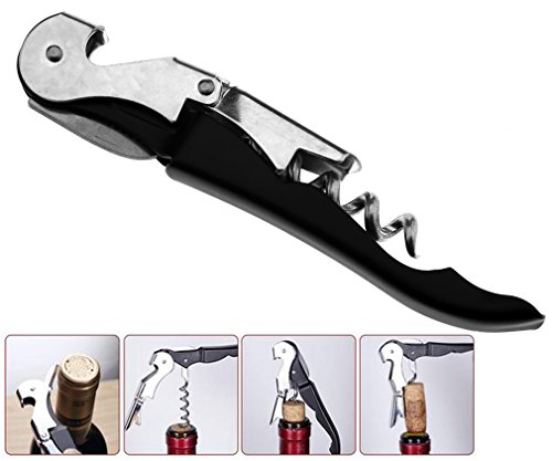 Wein Kellnermesser Korkenzieher Kellnerbesteck Flaschenöffner Bottle Opener Bier